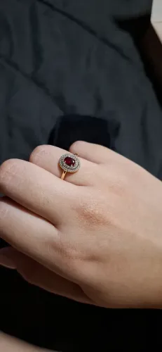 Anel de Formatura - Pedra Vermelha