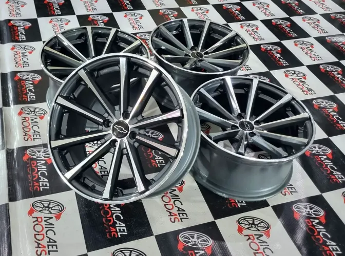Jogo de rodas aro 17 Taluda GM kadett Celta astra vectra 4x100 - Pintura Nova- Tala 8