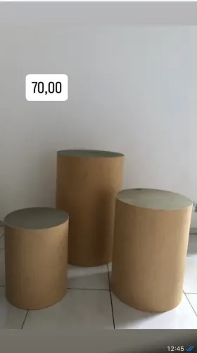 Vendo trio de cilindro mdf