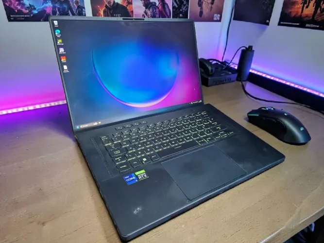 Notebook gamer Asus rog i9 Rtx 3070ti 32gb ddr5 zero