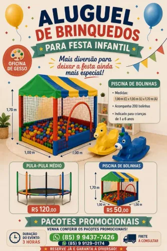 Aluguel de brinquedos