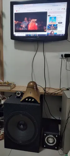 Vendo tudo tv+sonround potente subwooer