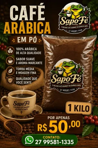 Pó de café arábica 1Kg