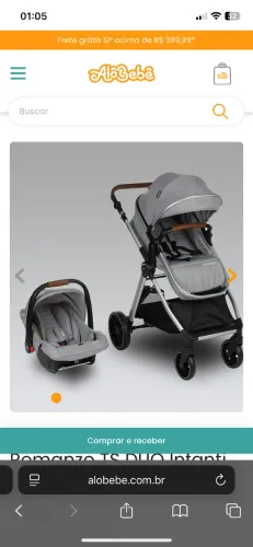 Carrinho de Bebe Romanzo