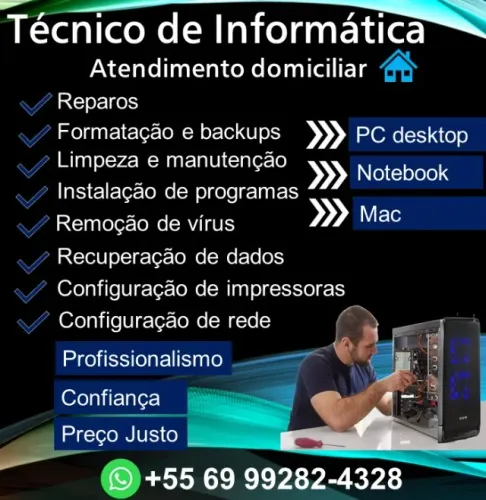 Técnico de Informática em Ji-Paraná 