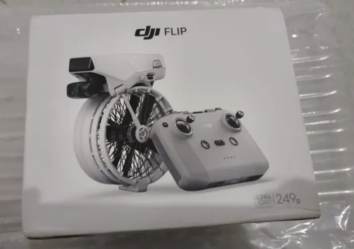 Drone DJI Flip Standard Sem Tela BR, 4K, 60 FPS, Sensor CMOS, Até 50 min de voo
