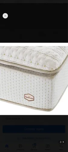 Cama box casal colchão American Flex