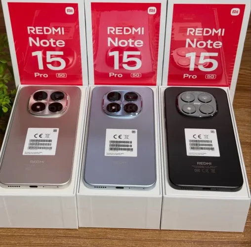 Xiaomi Redmi Note 15 Pro 5G NFC 256GB 8GB RAM NOVO GARANTIA ENTREGAMOS GRATUITO