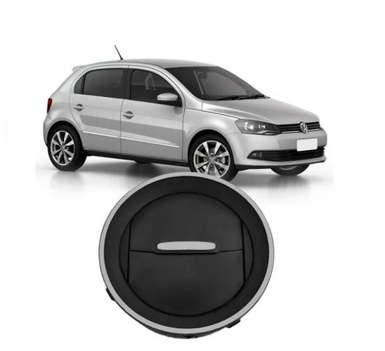 Difusor de Ar Gol G4 G5 G6 Voyage Saveiro - Aro Botao Prata valor unitário pkgyb xusew