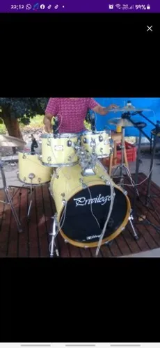 Bateria Odery Privilege com Kit prato linha Zeus