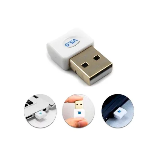 Receptor Adaptador Bluetooth P/ PC e Notebook 5.0