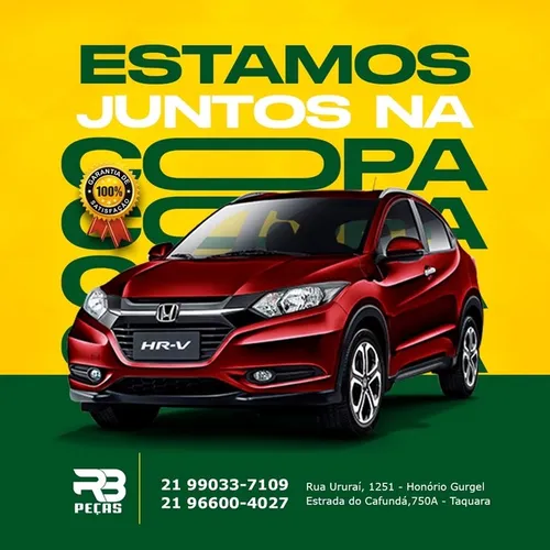 Pecas de Honda hrv só na RB peças . Vem na aceleração 