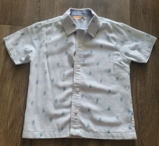 Camisa Social infantil da Alphabeto