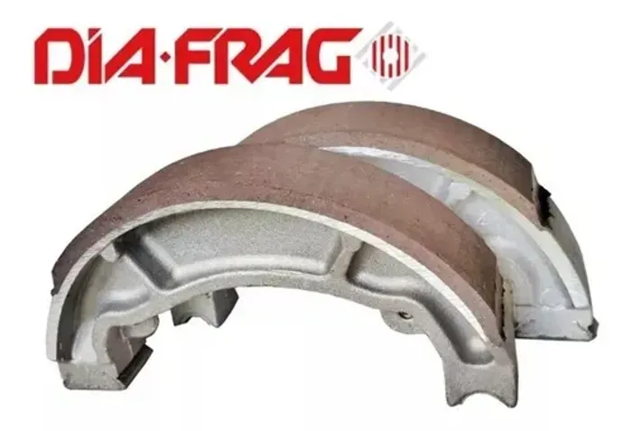 Patim Lona Sapata Freio Ybr 125 Dianteira/Traseira Diafrag