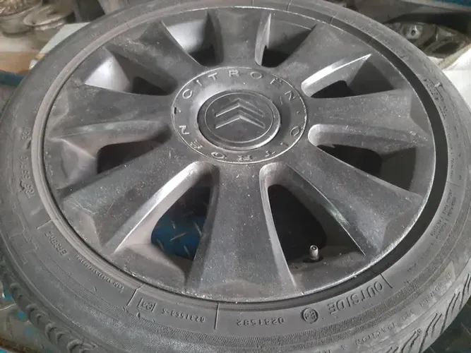 Roda aro 16 Palitada Citroën C3 com Pneu 185 55 16 Bridgestone 4x108 jogo