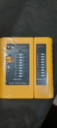 Teste de Cabos RJ11 e RJ45 - ANENG M469D