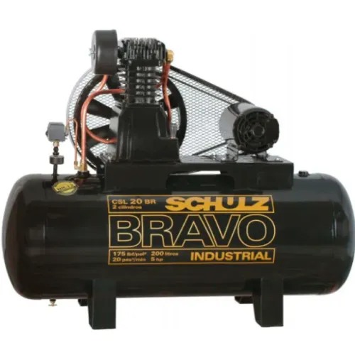 Compressor Ar Csl 20Br 200 175Lbf 5Hp Bravo 220/380V Schulz