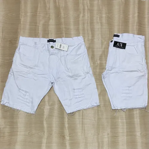 Bermuda Jeans Branca 