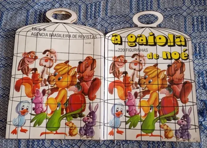 Álbum Figurinhas A Gaiola De Noé Incompleto