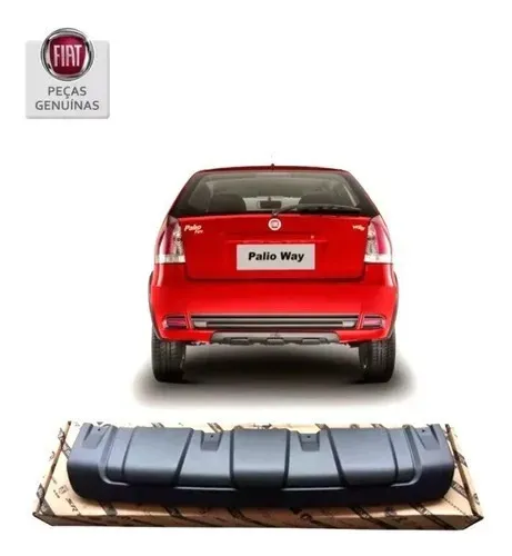 Moldura Inferior Parachoque Traseiro Palio Way - Original 100220163 usado