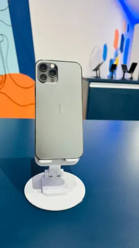 iPhone 13 Pro Max Semi-Novo 128 Gigas Grafite Saúde da Bateria 85% Aparelho Impecável Sem