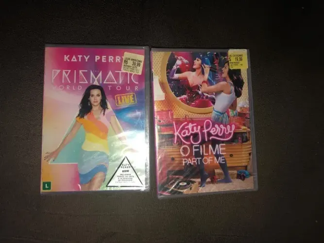FILME, COLEÇÃO! Katy Perry 2 DVDs Prismatic tour e Part of me o filme. LACRADO! NOVO!