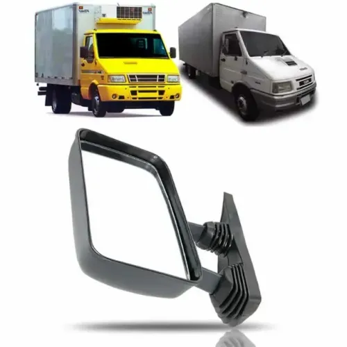 retrovisor haste curta lado direito daily truck 1997 a 2007