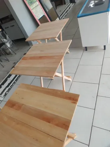 Mesa Dobráveis de Madeira - Ótimas para qualquer ocasião!