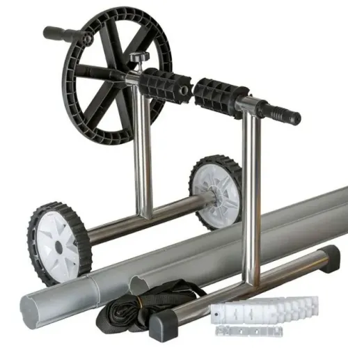 Enrolador De Capa Térmica Tropical Para Piscina 4,80m X 20,00m - Entrega Grátis