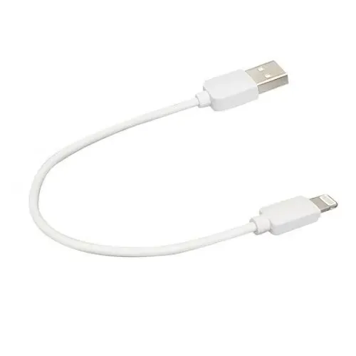 Cabo USB para iPhone 20Cm Branco