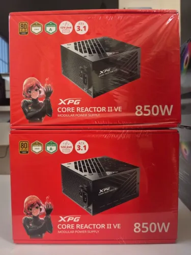 Fonte XPG Core Reactor II VE 850W  80 Plus Gold Modular