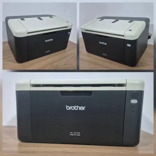 Impressora laser Brother Monocromática Hl1212w Com Wifi - 110V