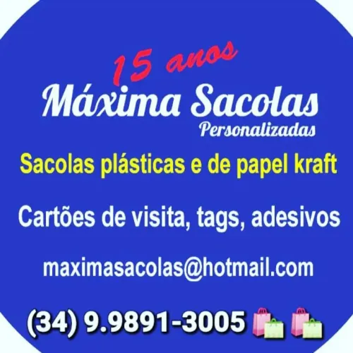 Sacolas Personalizadas 34 9. * 