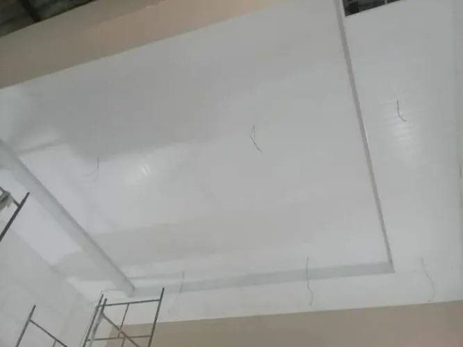 Colocação de forro PVC e elétrica