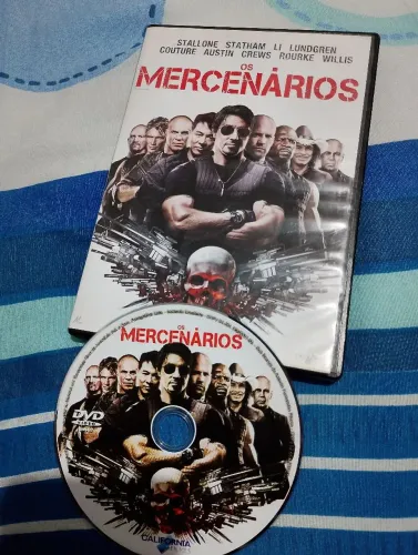 Os Mercenários dvd original faço Olx pay 
