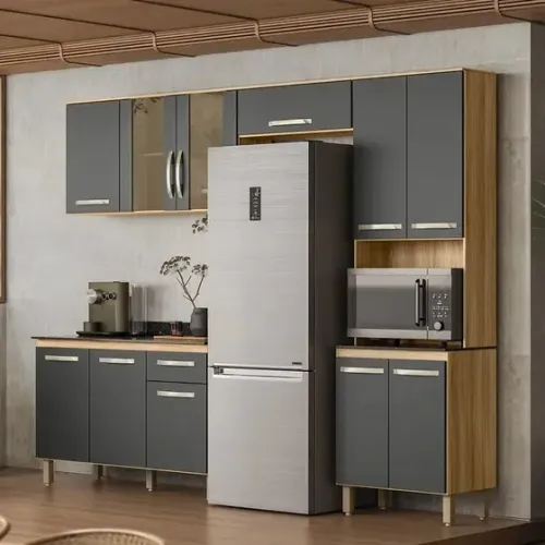 Armário de Cozinha 11 Portas 1 Gaveta Entregamos em 24 HS Novo 