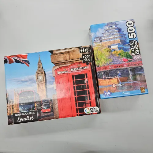 Quebra-cabeça Londres e Osaka (2 unidades)
