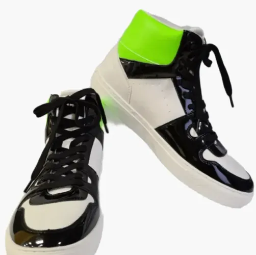 Tênis Guess Masculino Cano Alto Verde Branco Preto 42/43 - Importado - NOVO