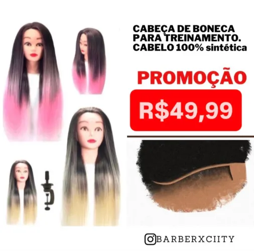 Cabeça de boneca para treinamento profissional 