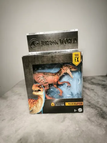 Velocirraptor Tiger jurassic world hammond collection mattel lacrado original