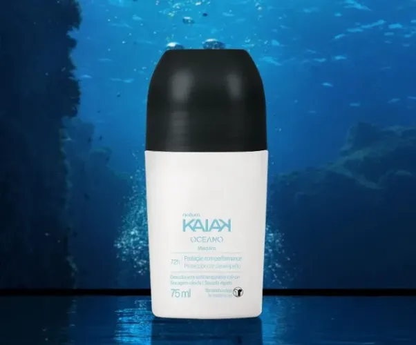 Desodorante Antitranspirante Roll-on Kaiak Oceano Masculino 75 ml