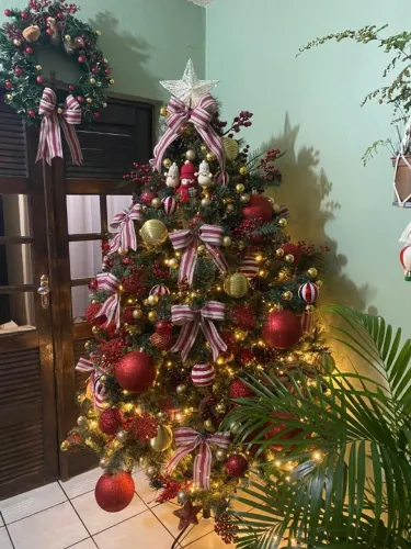 Cordão CROMUS de LED Luz Branca Quente com Fio Verde 600 Leds 30m 220V