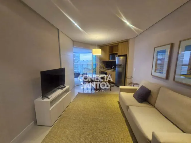 Flat com 1 quarto, José Menino, Santos, Cod: 1303