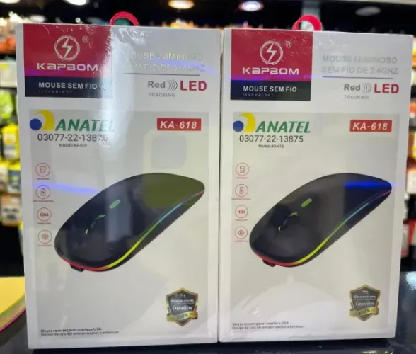 Mouse sem Fio Recarregavel