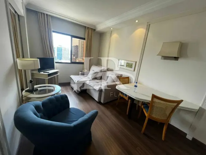 LR Flats apartamentos e Studios - Flat de 31m² mobiliado disponível para locação na Vila O