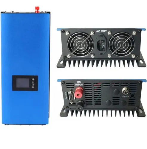 Inversor de TensãoGrid Tie Azul 1000w. 220v