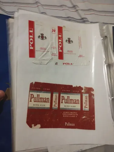 Maços de Cigarros década de 1990 - Coleção com 185 unidades 