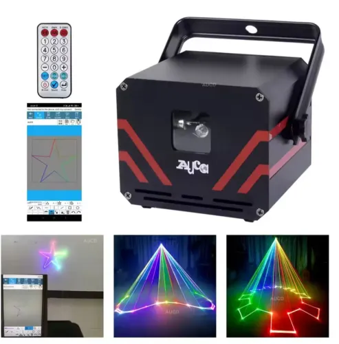 Projetor Laser RGB para Festas e Eventos Alta potência 2w- AUCD