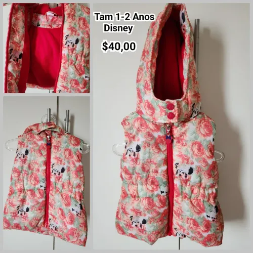 Casaco Infantil Minnie - Tam 1-2 Anos