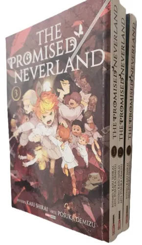 The Promised Neverland Vols. 1 a 3, de Shirai, Kaiu mangá